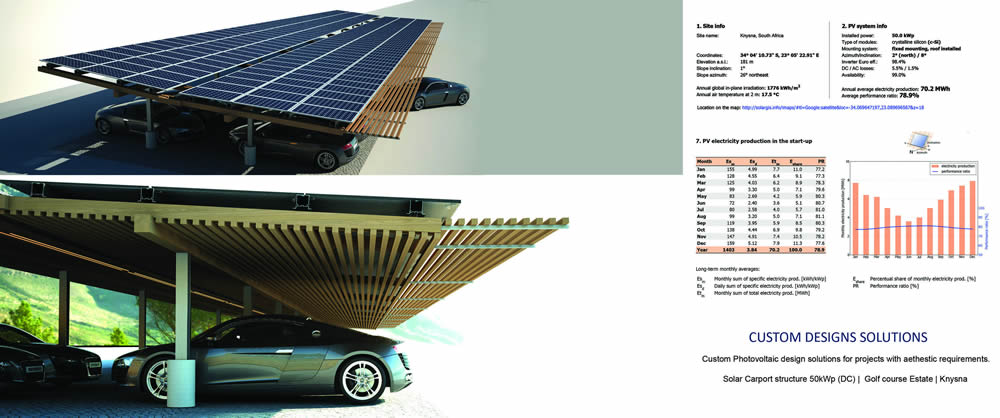 Custom Design PV Solar Carport Structure (50kWp) (DC) Custom Design PV Solar Carport Structure (50kWp) (DC)